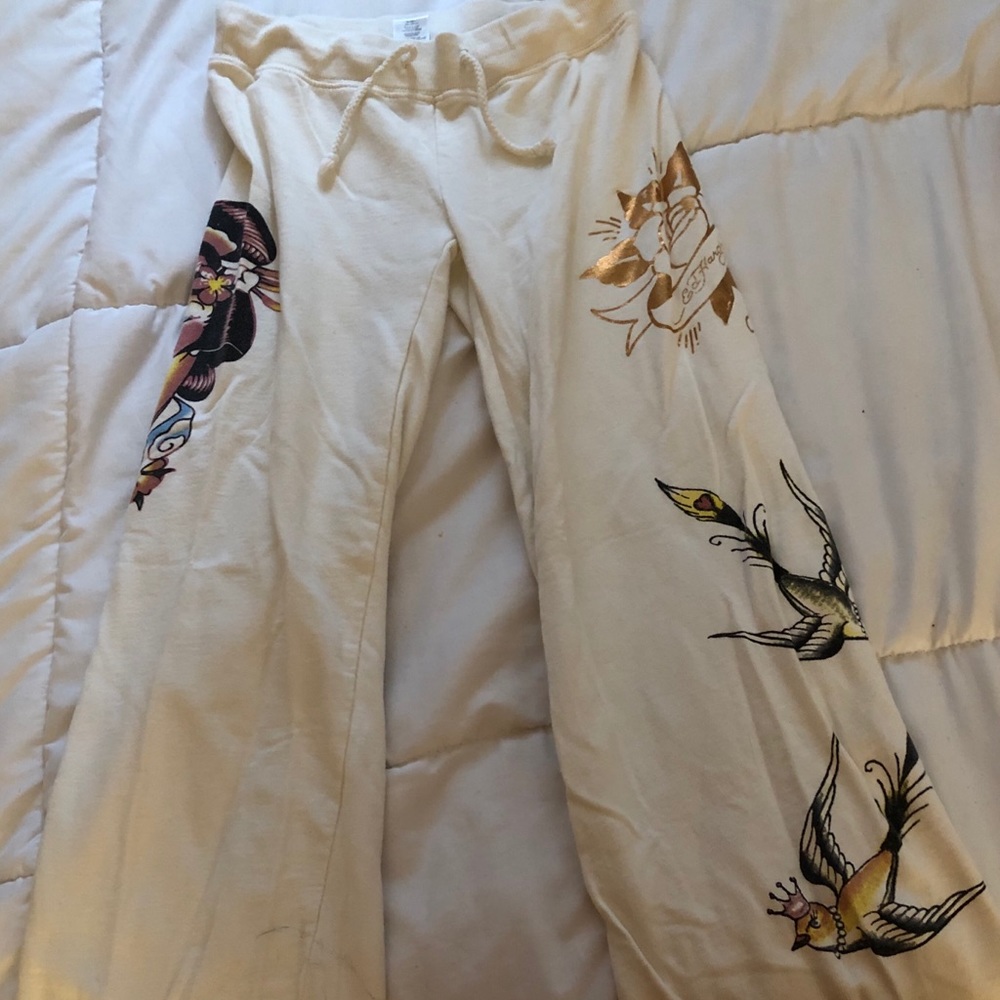 COPY - Vintage Ed Hardy bellbottom sweats